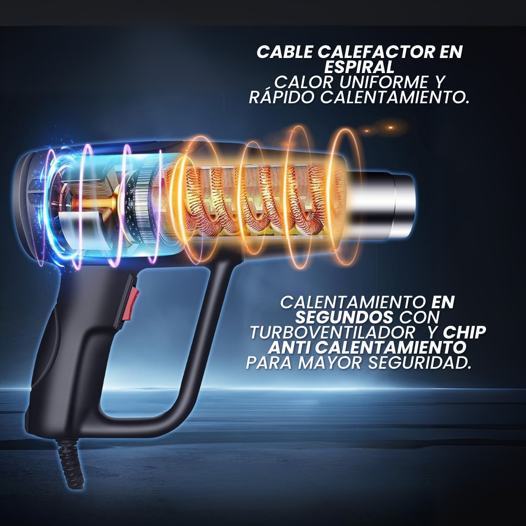 PISTOLA DE CALOR 1500W