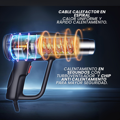 PISTOLA DE CALOR 1500W