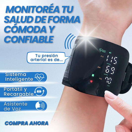 TENSIÓMETRO DE MUÑECA INTELIGENTE