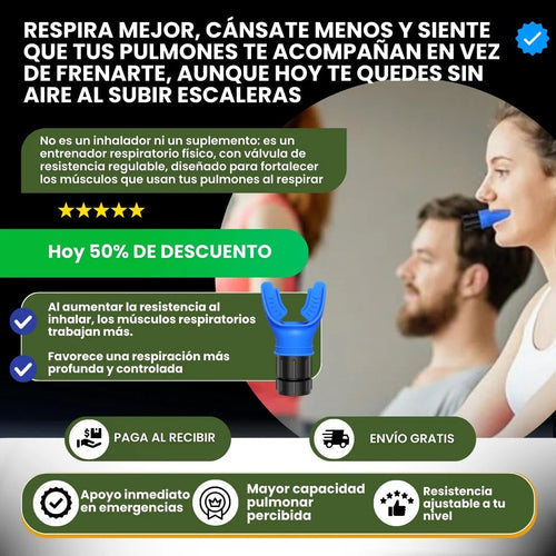 ENTRENADOR FLEXOR PULMONAR | ¡Compra 1 Y RECIBE 1 GRATIS!