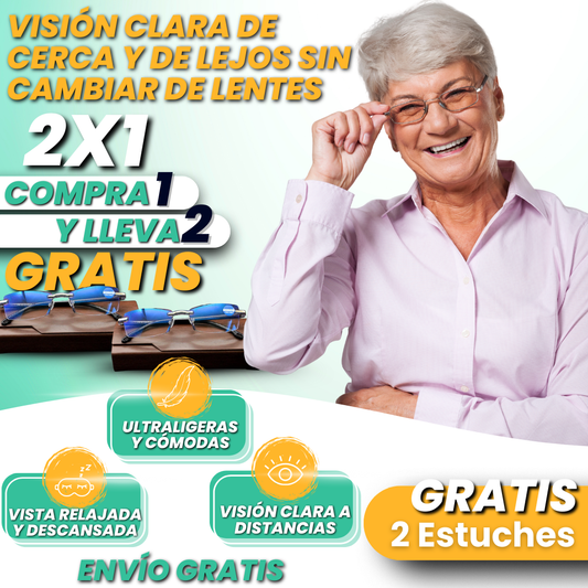 LENTES MULTIFOCALES INTELIGENTES | Compra 1 Recibe 1 Gratis